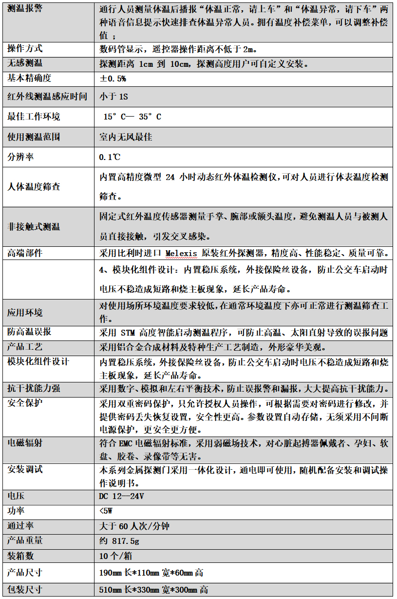 公交車測溫盒 公交車測溫盒
